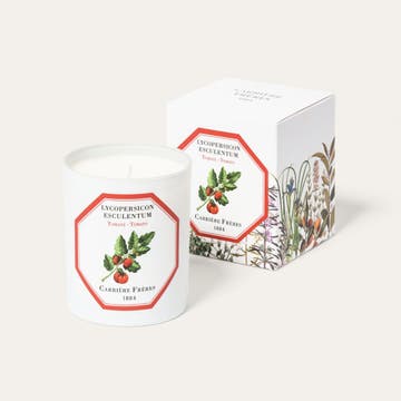 Bougie parfumée 100% cire végétale, Tomate