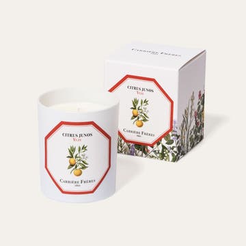 Bougie parfumée 100% cire végétale, Yuzu