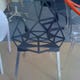 Chaise empilable ONE avec pieds en aluminium anodisé poli, Gris anthracite