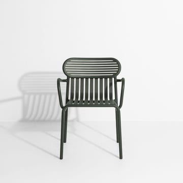 Fauteuil WEEK-END de Petite Friture, Vert Bouteille 