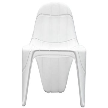 CHAISE F3, Blanc laqué de VONDOM