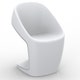CHAISE UFO BLANC