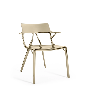 Chaise A.I de Kartell, Bronze métallisé