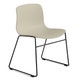 Chaise AAC08 de Hay, Piétement en aluminium teinté noir, Pastel green 2.0