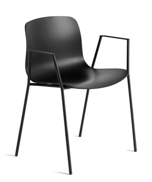 Chaise AAC18 de Hay, Piétement en aluminium teinté noir, Black 2.0 Chaise AAC18 de Hay, Piétement en aluminium teinté noir, Black 2.0