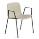 Chaise AAC18 de Hay, Piétement en aluminium teinté noir, Pastel green 2.0