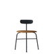 Chaise AFTEROOM 4, Noir/Cognac