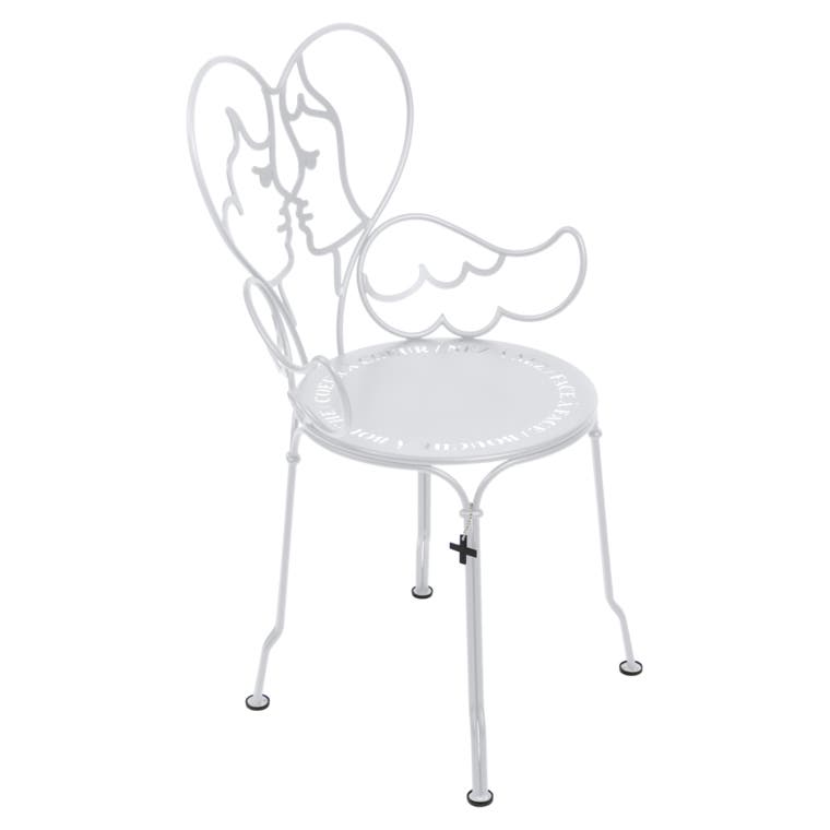 Chaise ANGE de Fermob blanc coton Chaise ANGE de Fermob blanc coton