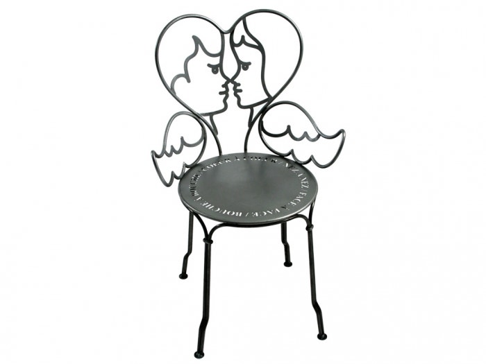 Chaise ANGE de Fermob réglisse Chaise ANGE de Fermob réglisse