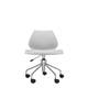 Chaise avec roulettes MAUI, Gris clair