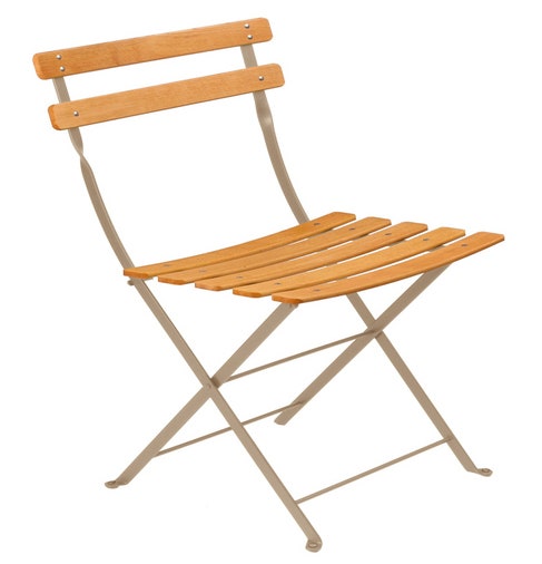 Chaise BISTRO NATUREL bois de Fermob, muscade