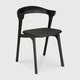 Chaise Bok - chêne vernis - noir - tissu Soft Black
