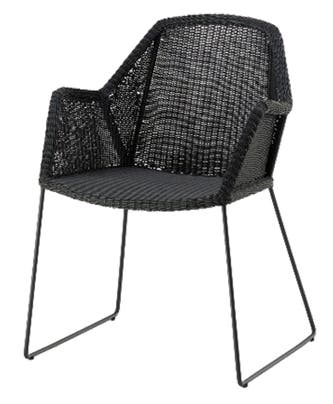 Chaise BREEZE de Cane-line, noir Chaise BREEZE de Cane-line, noir