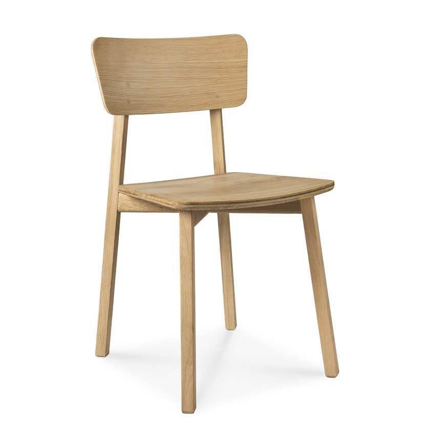 Chaise CASALE d'Ethnicraft, Chêne vernis