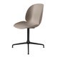 Chaise de bureau BEETLE unupholstered 4 Star base, Pieds Noir, Beige