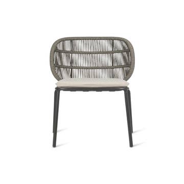 Chaise de repas extérieur KODO de Vincent Sheppard, Avec coussin d'assise