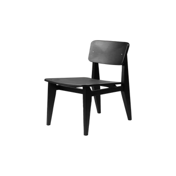 Chaise de table C-CHAIR, Chêne teinté noir, Chêne teinté Noir