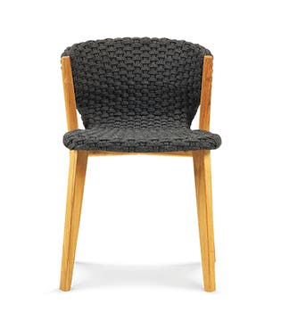 Chaise de table extérieur KNIT de Ethimo,Teck Chaise de table extérieur KNIT de Ethimo,Teck