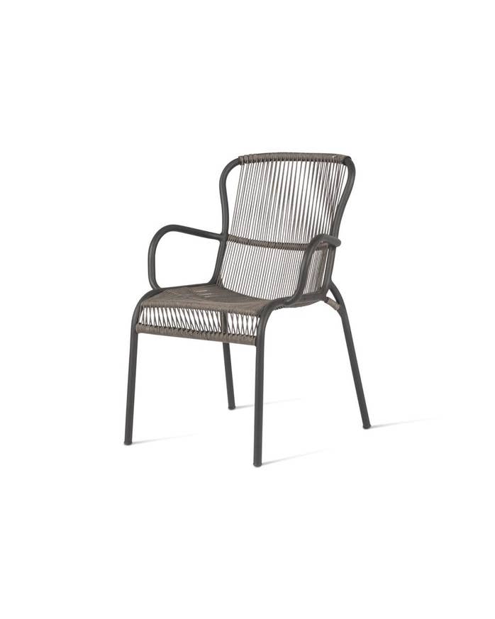 Chaise de table LOOP, de Vincent Sheppard, Fossil Grey Chaise de table LOOP, de Vincent Sheppard, Fossil Grey
