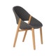 Chaise ELIO de Tribu, Tricord Tressé, 89-Wengé