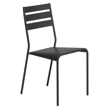 Chaise FACTO de Fermob réglisse Chaise FACTO de Fermob réglisse