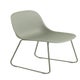Chaise FIBER SIDE, Sled base, Dusty Green