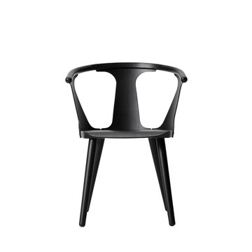 Chaise IN BETWEEN SK1 de &Tradition, Black laquered oak
