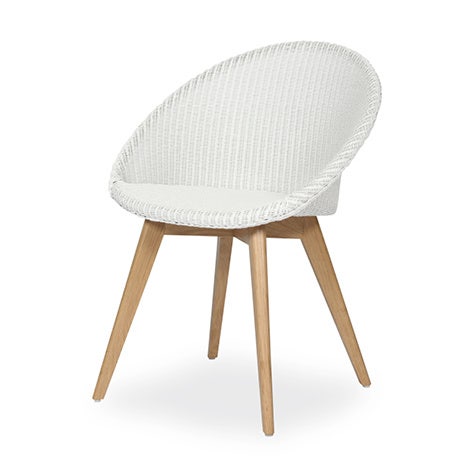 Chaise JOE OAK de Vincent Sheppard, Pure white Chaise JOE OAK de Vincent Sheppard, Pure white