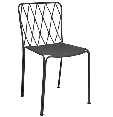 Chaise KINTBURY de Fermob, Carbone 