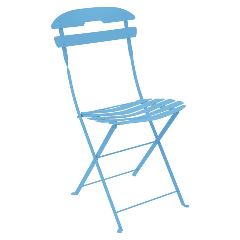 Chaise LA MÔME de Fermob, Bleu maya Chaise LA MÔME de Fermob, Bleu maya