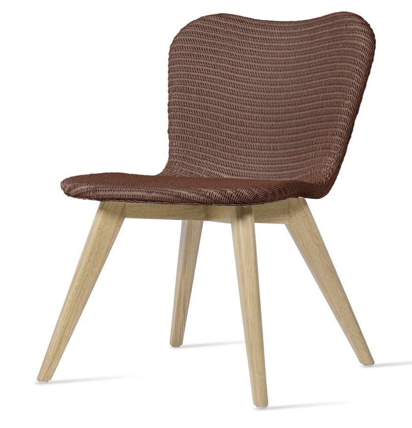Chaise LILY en chêne de Vincent Sheppard, col P079 Copper