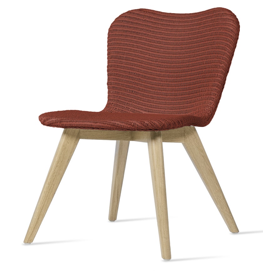 Chaise LILY en chêne de Vincent Sheppard, Terracotta
