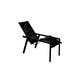 Chaise longue ALURA, Noir
