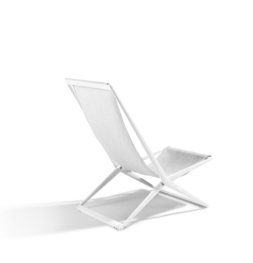 Chaise de plage BRANCH de Tribù, Blanc