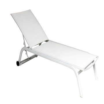 Chaise longue NINO, Blanc