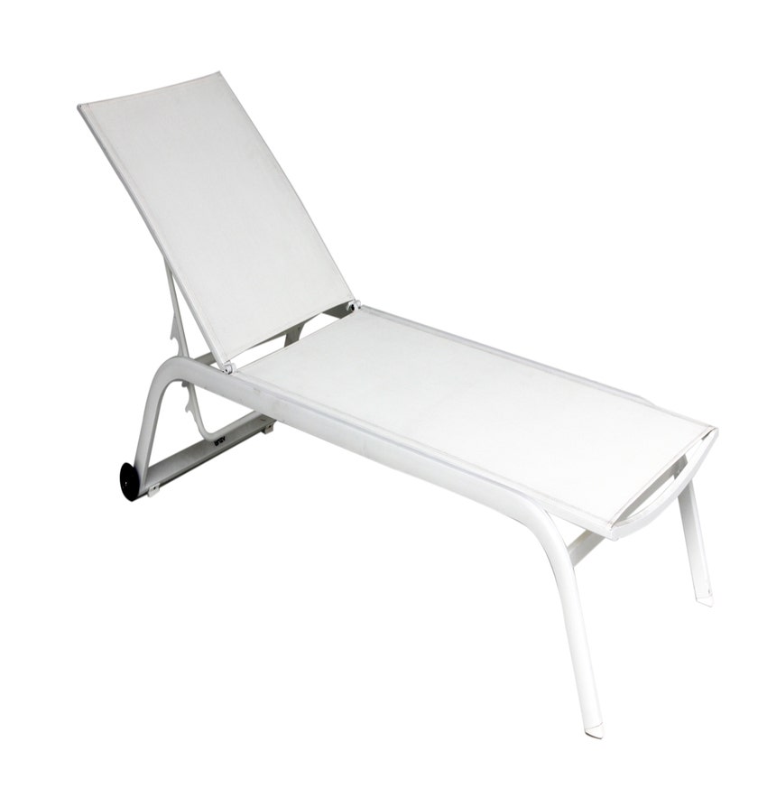 Chaise longue NINO, Blanc