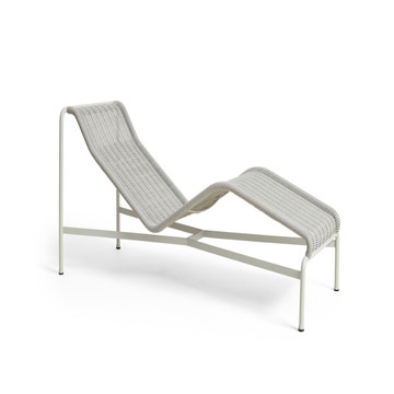 Chaise Longue PALISSADE CORD, Sky grey
