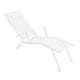 Chaise longue pliante BISTRO, blanc coton