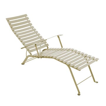 Chaise longue pliante BISTRO de Fermob, muscade