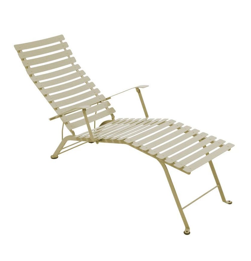 Chaise longue pliante BISTRO de Fermob, muscade