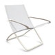 Chaise longue SNOOZE, Blanc / Blanc