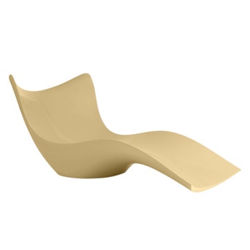 Chaise longue SURF de Vondom, Beige