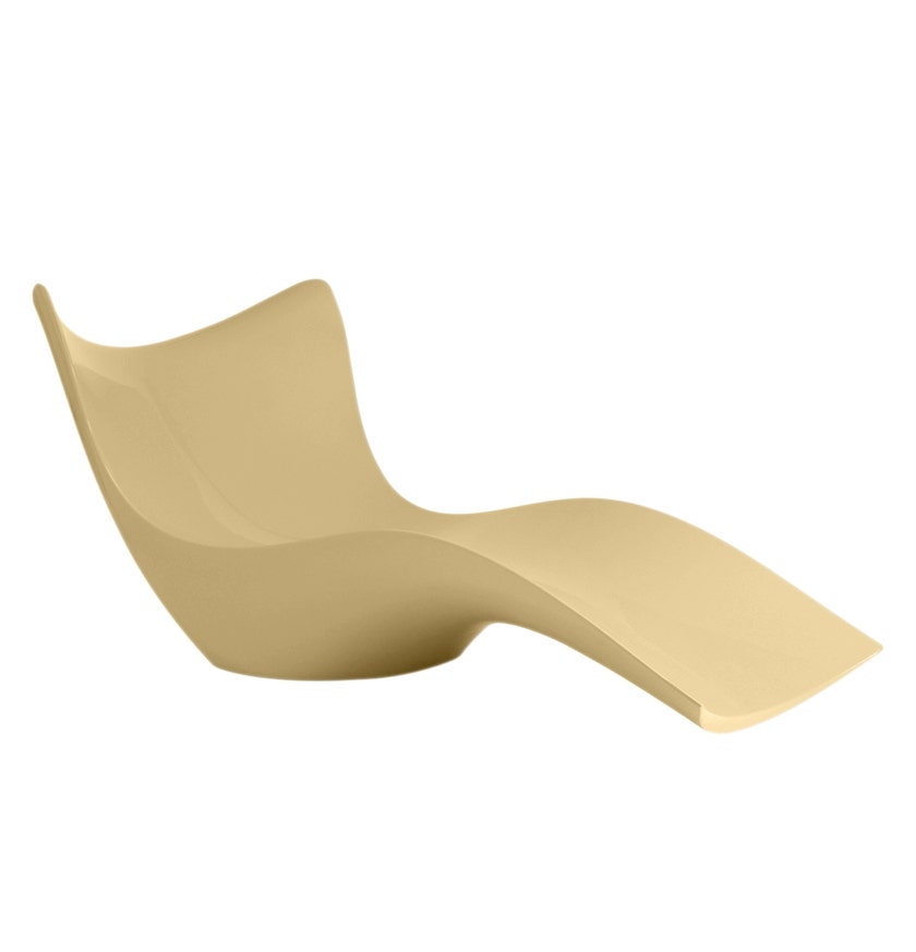 Chaise longue SURF de Vondom, Beige