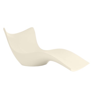 Chaise longue SURF de Vondom, Écru