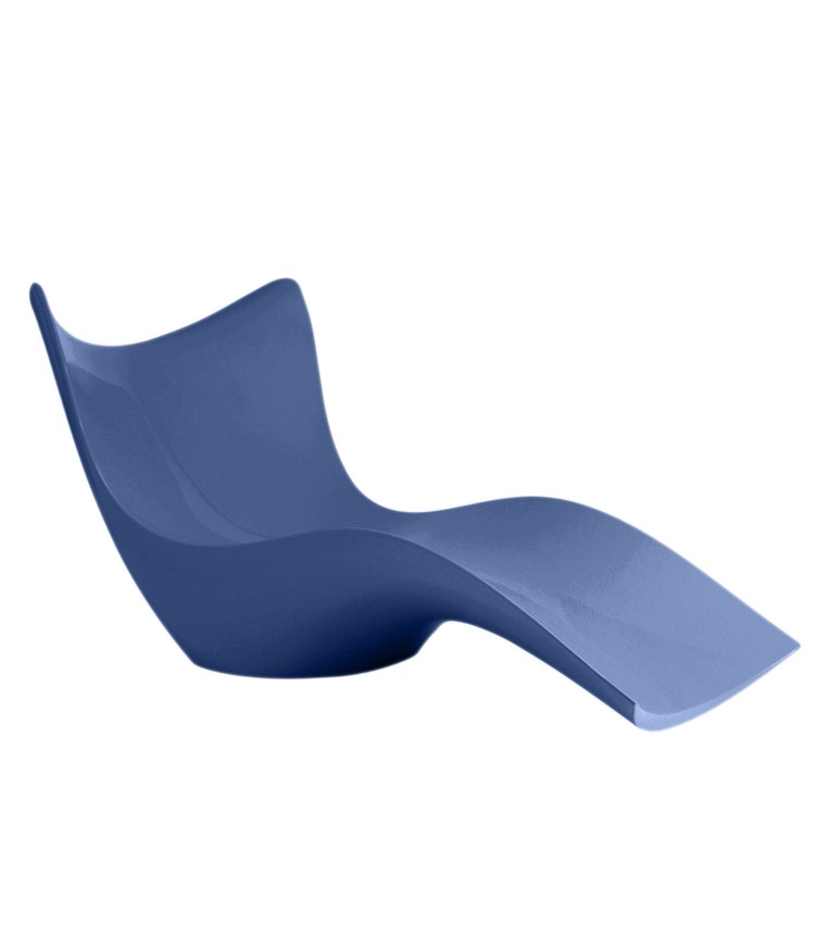 Chaise longue SURF de Vondom, Navy Chaise longue SURF de Vondom, Navy