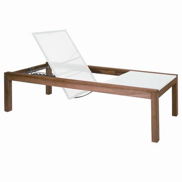 Chaise longue XQI de Royal Botania, Blanc