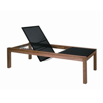 Chaise longue XQI de Royal Botania, Noir