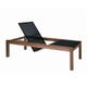 Chaise longue XQI de Royal Botania, Noir