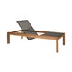 Chaise longue XQI, Taupe 