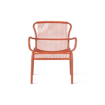 Chaise de table LOOP de Vincent Sheppard, Terracotta
